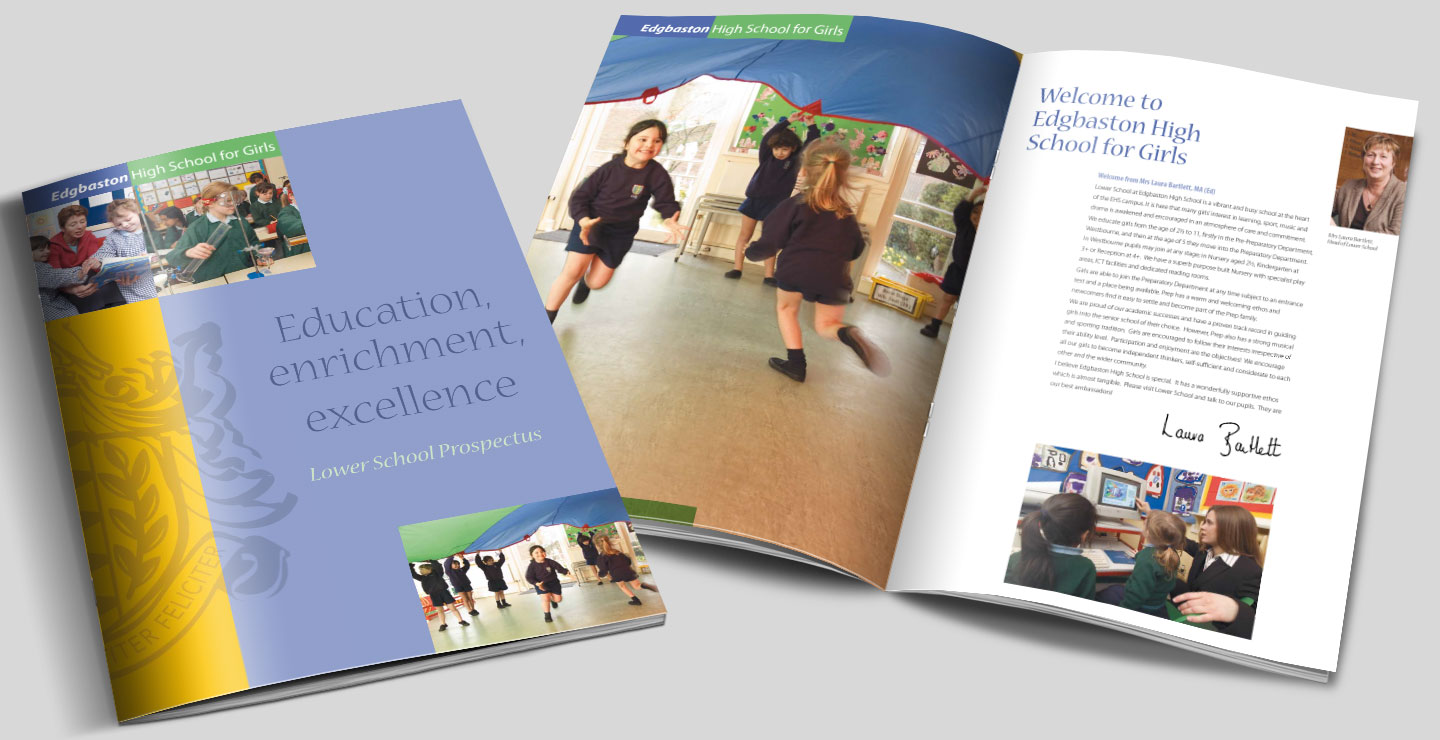 Lower school prospectus design