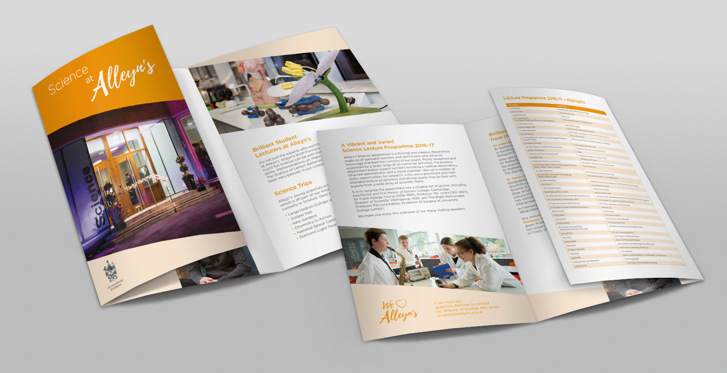 school brochure design