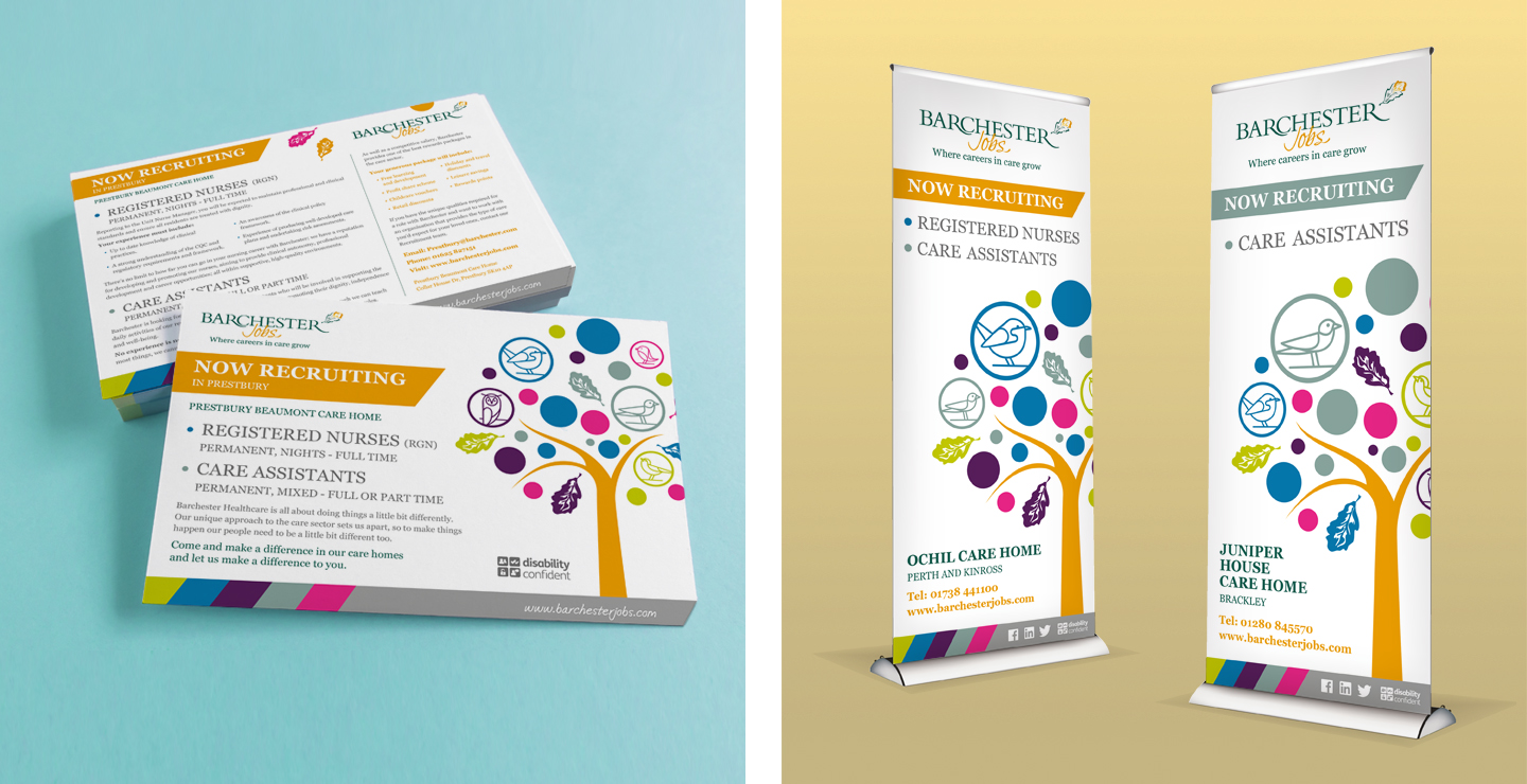 Pop up banner design and leaflet design