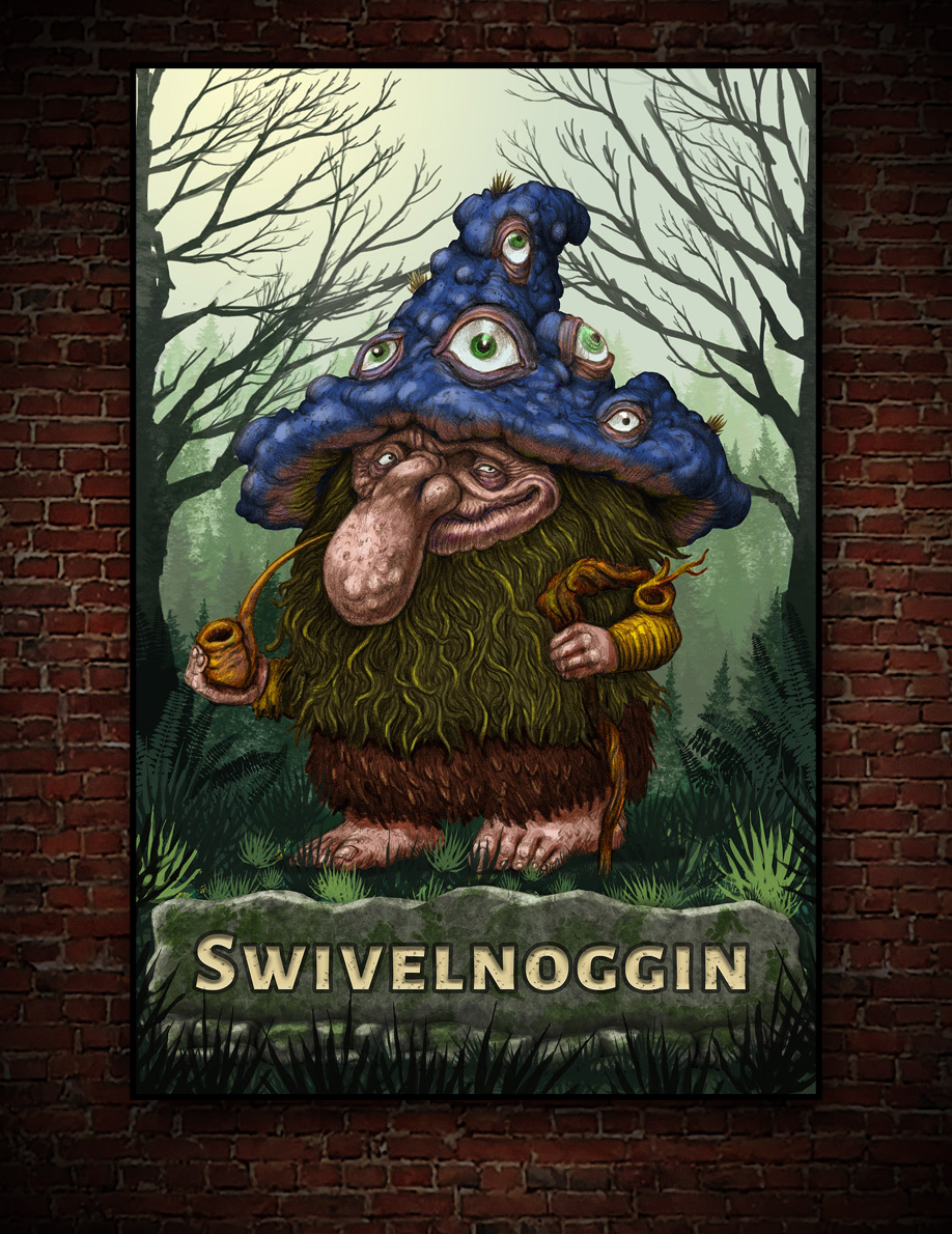 a picture of the hidden valley character called swivelnoggin